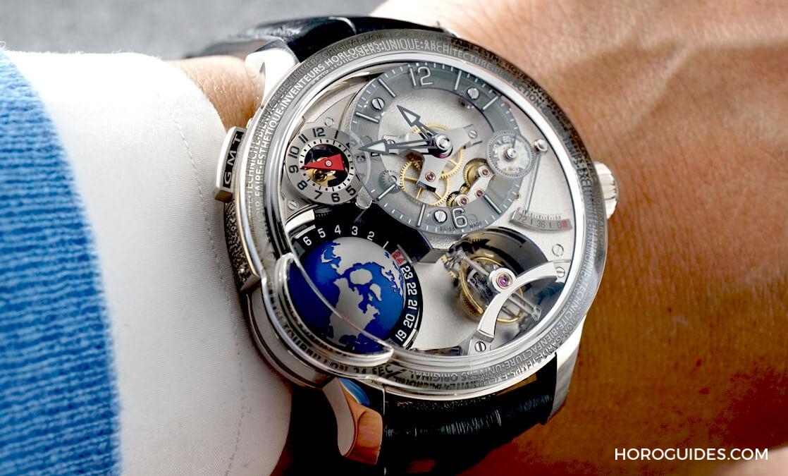 GREUBEL FORSEY - GMT - (Earth) - 世界時區怎麼看?GF GMT Earth直接做出一顆地球!