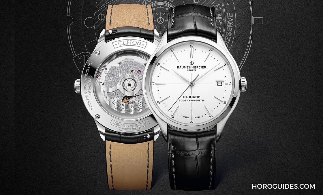 Baume & Mercier - Clifton - M0A10436 - 高規格自製機芯Baumatic,名士推出高性價比話題之選