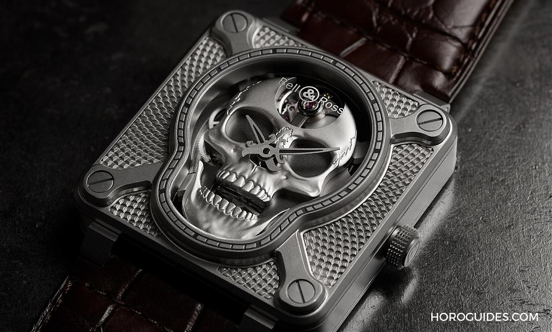BELL & ROSS - INSTRUMENTS - BR01-SKULL-SK-ST - BELL&ROSS上鍊的黑色幽默,BR 01 Laughing Skull笑看死亡的骷髏