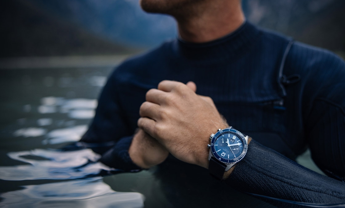 GLASHÜTTE ORIGINAL - Spezialist - 1-37-23-02-81-70 - 藍面、藍陶瓷圈打頭陣!Glashütte Original SeaQ系列首次搭載計時功能