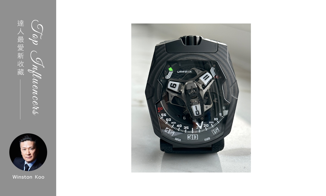 URWERK - SATELLITE - UR-220 ALL BLACK - IG影響力人物：Winston Koo最愛的新收藏