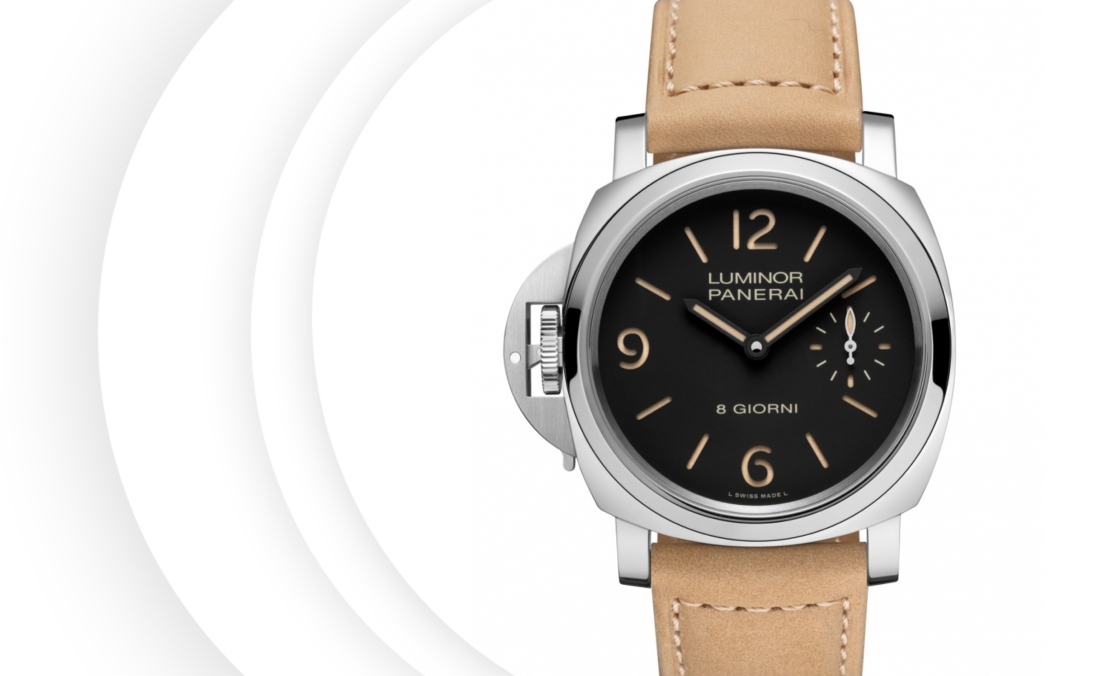 PANERAI - LUMINOR - PAM01655 - PANERAI 經典左冠再現：Luminor Destro Otto Giorni PAM01655 全新登場