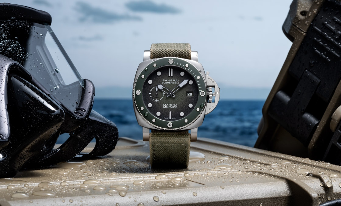 PANERAI - SUBMERSIBLE - PAM01697 - 軍事本色,與義大利海軍航空隊同行|PANERAI Submersible Marina Militare系列PAM01697、PAM01698