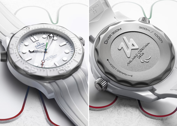 純白極致的冰雪美學！歐米茄推出海馬潛水300米「Milano Cortina 2026」帕運特別版