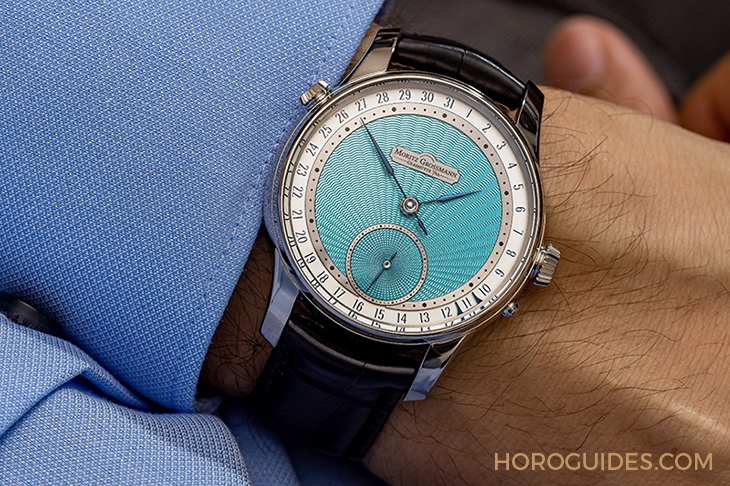 MORITZ GROSSMANN - BENU - MG-003406 - 獨立製錶Moritz Grossmann綠松石機刻面盤,感受裝飾之美的力道