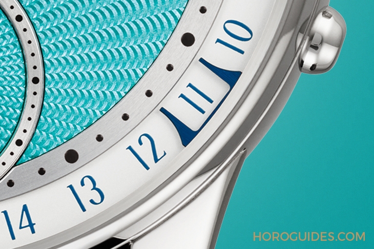 MORITZ GROSSMANN - BENU - MG-003406 - 獨立製錶Moritz Grossmann綠松石機刻面盤,感受裝飾之美的力道