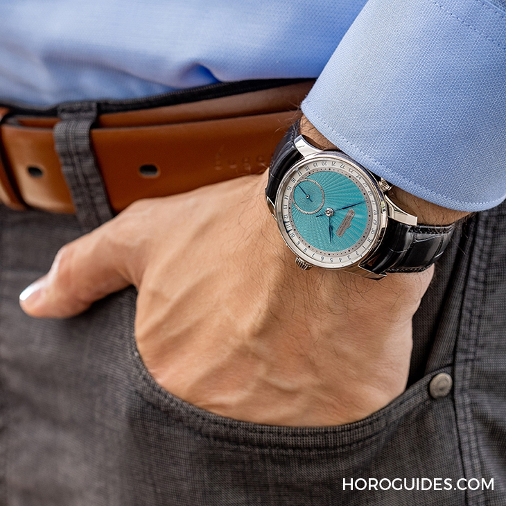 MORITZ GROSSMANN - BENU - MG-003406 - 獨立製錶Moritz Grossmann綠松石機刻面盤,感受裝飾之美的力道