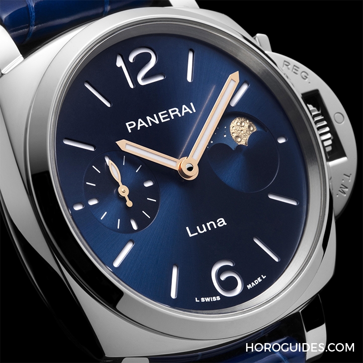 PANERAI - LUMINOR DUE - PAM01181 - 以月為名,Panerai Luminor Due系列首見月相顯示功能