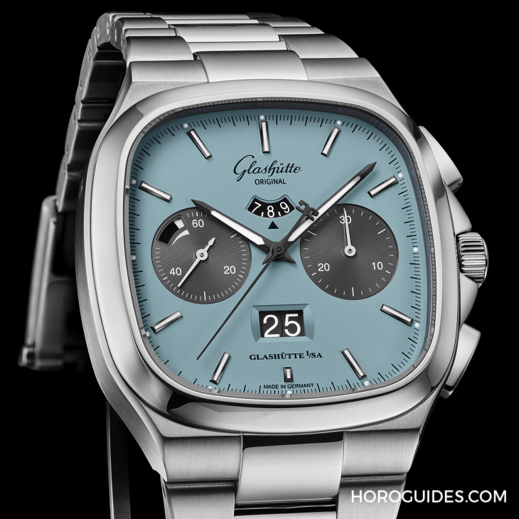 GLASHÜTTE ORIGINAL - SENATOR - 1-37-02-13-02-70 - 格拉蘇蒂七零年代大日曆計時腕錶新色亮相，捕捉1970年代的夏日絢爛