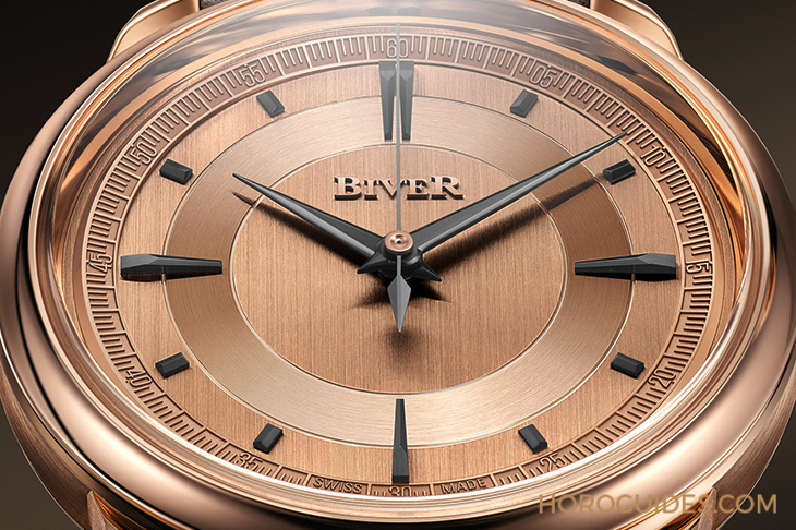 BIVER - AUTOMATIQUE - Automatique Rose Gold - Biver全新Automatique三針腕錶：高端市場再添收藏級別工藝之作