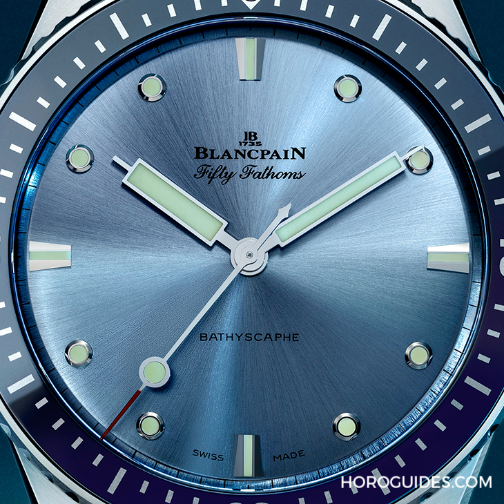 BLANCPAIN - FIFTY FATHOMS - 5005-1140-71S - 迷人螢光藍!Blancpain台北101專賣店獨家限定之作,五十噚深潛器藍眼淚腕錶