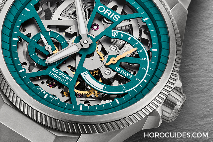 ORIS - PROPILOT - 01 115 7759 7117-Set - 蛇信指針、10日動力,Oris推出歷來首只生肖錶:ProPilot蛇年限量腕錶