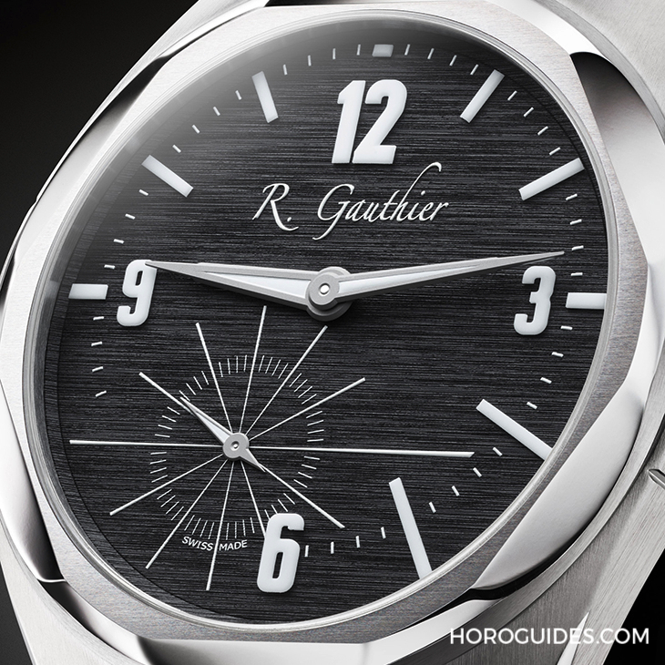 ROMAIN GAUTHIER - C by Romain Gauthier - MON00582 - 黑色面盤款全新亮相｜ROMAIN GAUTHIER C by Romain Gauthier 鈦金屬鍊帶腕錶