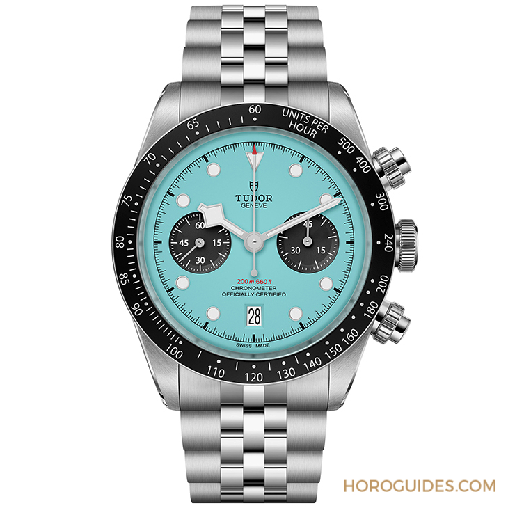 TUDOR - BLACK BAY - M79360N-0024 - 帝舵熊貓家族迎來新成員 Black Bay Chrono 火鶴藍亮眼登場