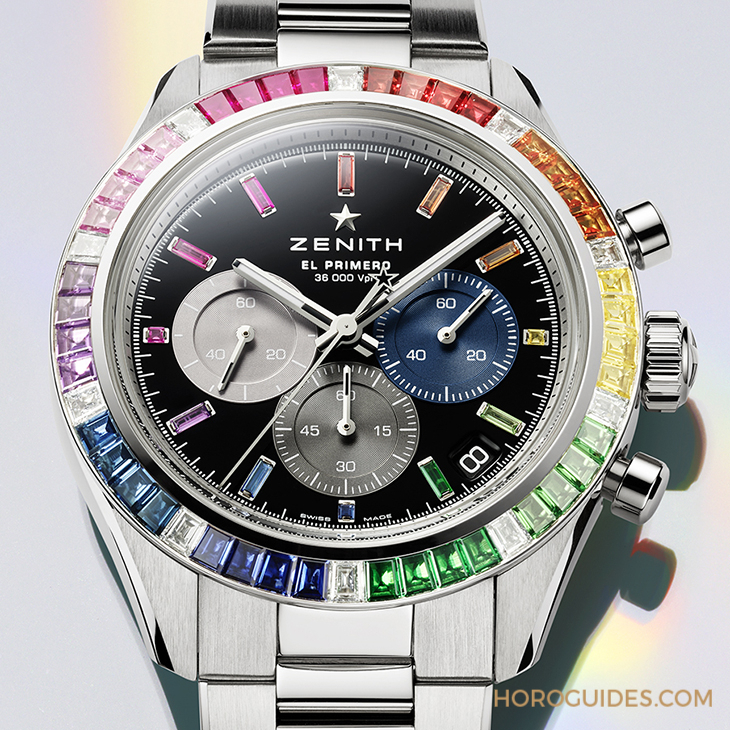 ZENITH - CHRONOMASTER - 45.3104.3600/21.M3100 - 2025 LVMH Watch Week速報：Zenith推出 Chronomaster Sport Rainbow 彩虹腕錶