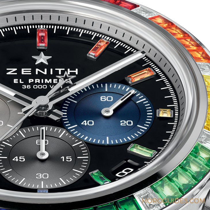 ZENITH - CHRONOMASTER - 45.3104.3600/21.M3100 - 2025 LVMH Watch Week速報：Zenith推出 Chronomaster Sport Rainbow 彩虹腕錶