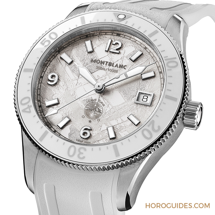 MONTBLANC - 1858 - 134022 - 冰川美學再進化！MONTBLANC Iced Sea 38mm潛水錶登場