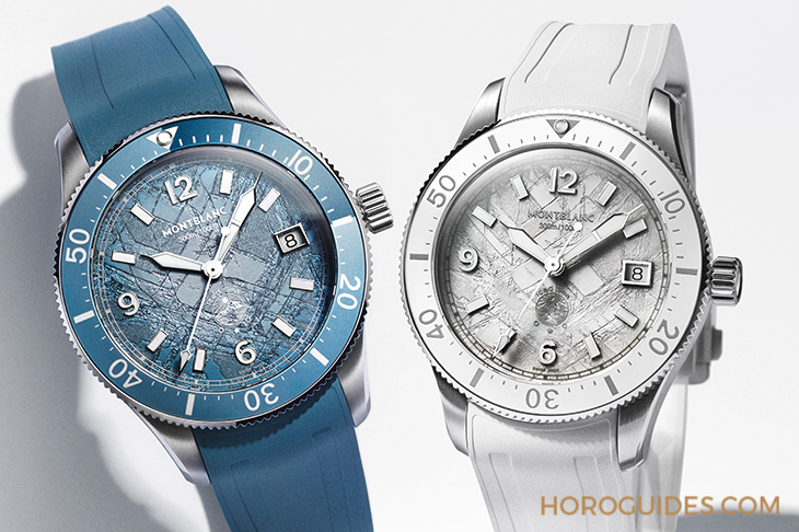 MONTBLANC - 1858 - 134022 - 冰川美學再進化！MONTBLANC Iced Sea 38mm潛水錶登場