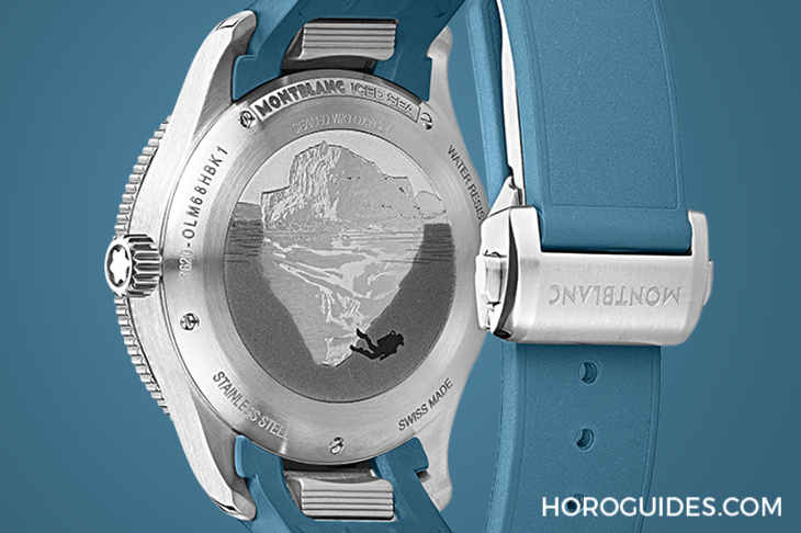MONTBLANC - 1858 - 134022 - 冰川美學再進化！MONTBLANC Iced Sea 38mm潛水錶登場