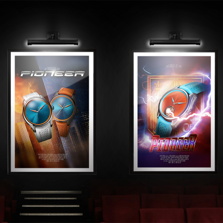 H. MOSER & CIE - PIONEER - 3201-1202 - 色彩衝擊的極限操作：H. Moser開拓者Spiced Aqua系列亮相