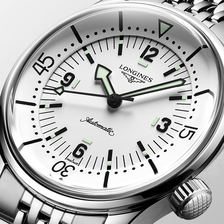 LONGINES - HERITAGE - L3.764.4.16.6 - 浪琴Legend Diver新錶登場！三款新色一次看，白色面盤超吸睛