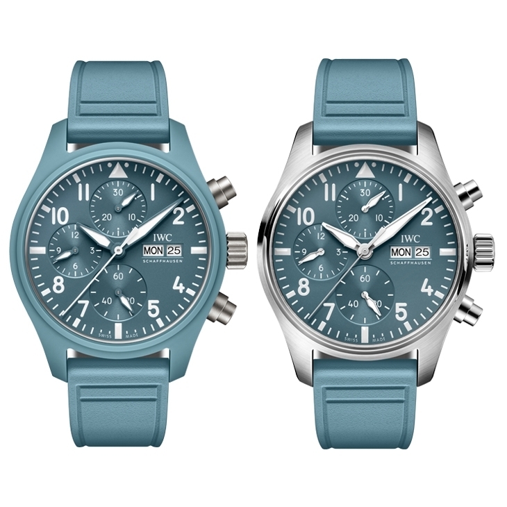 IWC - PILOT - IW389409 - IWC淺藍陶瓷來襲：TOP GUN Miramar飛行員系列海軍空戰部隊計時碼錶雙版本