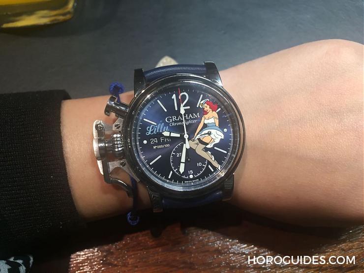 GRAHAM - 沒有約會對象？ 「G女郎」時時刻刻陪著你 Chronofighter Vintage Nose Art
