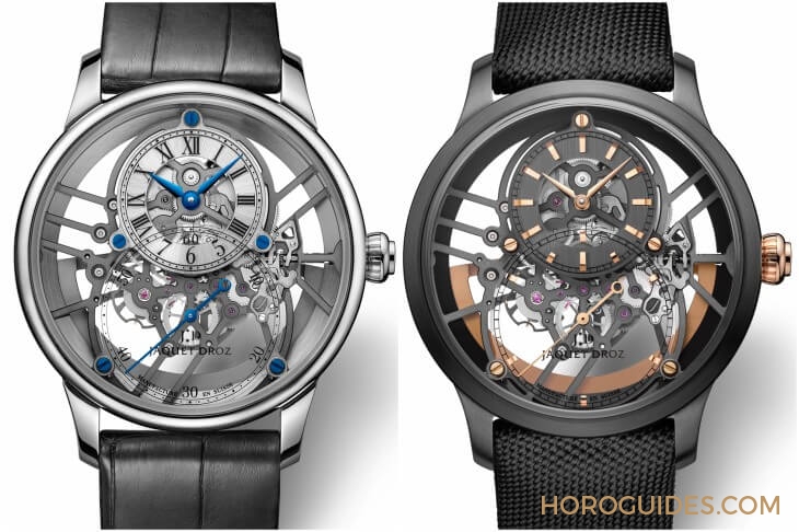 JAQUET DROZ - GRANDE SECONDE - J003523240 - 280週年JAQUET DROZ更現代,招牌大秒針第一次做鏤空錶