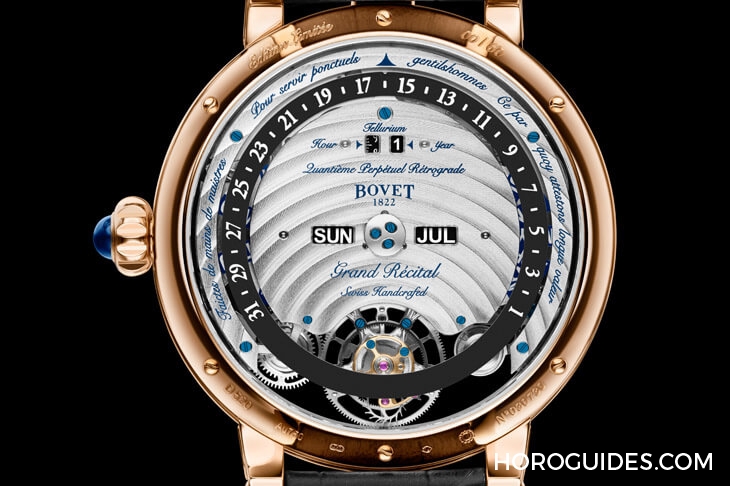 BOVET - DIMIER - R220001 - 2018日內瓦鐘錶大賞最大獎獎落BOVET超複雜天文錶:九天動力飛行陀飛輪