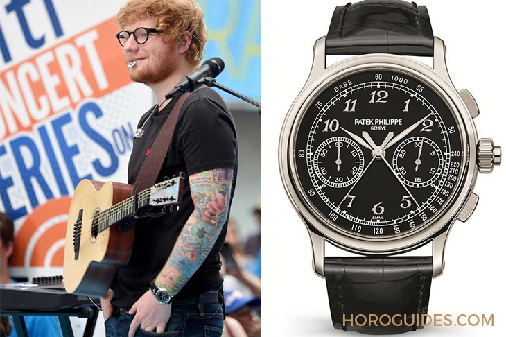 PATEK PHILIPPE - [名人錶盒] 最愛錶的小鮮肉Ed Sheeran，還有什麼頂級錶沒SHOW？