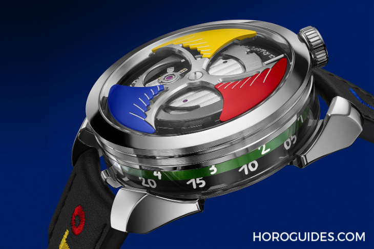 MB&F - M.A.D.EDITIONS - MAD1 X JCC - MB&F與Jean-Charles de Castelbajac共創限量版腕錶：M.A.D.1 "Time to Love"