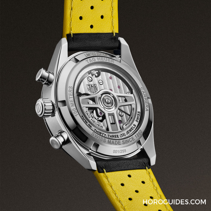 TAG HEUER - CARRERA - CBS5012.FC6571 - 三大傳奇交會！TAG HEUER全新Carrera x Porsche陀飛輪計時碼錶，向卡萊拉泛美公路賽致敬