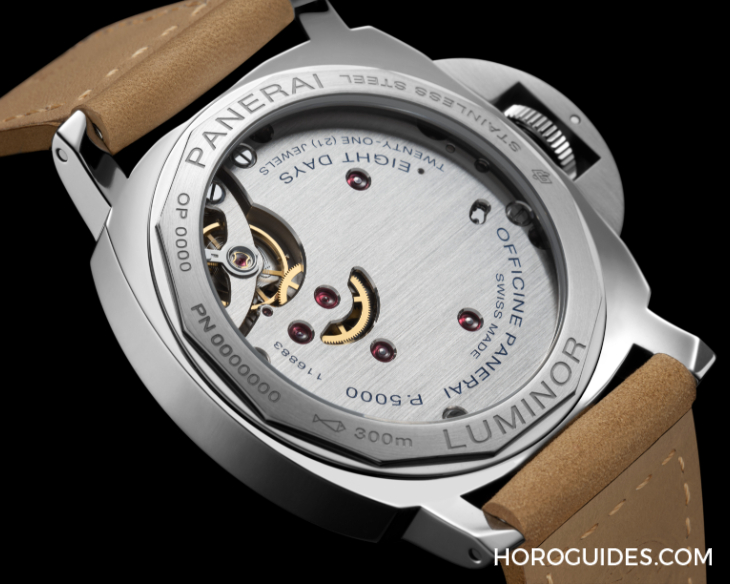 PANERAI - LUMINOR - PAM01655 - PANERAI 經典左冠再現：Luminor Destro Otto Giorni PAM01655 全新登場