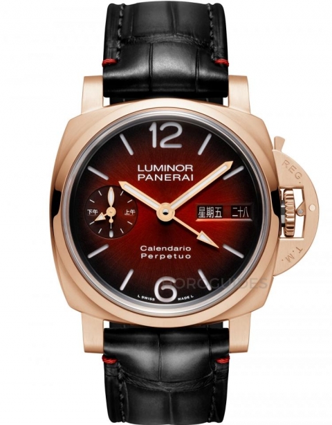 LONGINES - FLAGSHIP - L4.815.4.09.2 - 紅運當頭迎新年! 新春8款紅色腕錶推薦