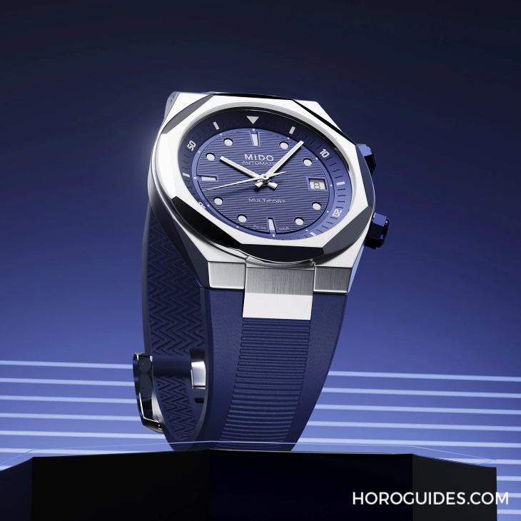 MIDO - MULTIFORT - M047.507.11.051.00 - 入門級八角形錶圈運動錶！MIDO推出全新Multifort 8 Two Crowns