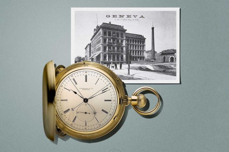 TIFFANY & Co. - ATLAS™ - 75450125 - 真正的Tiffany Blue錶盤!Tiffany Timer鉑金計時腕錶正式登場