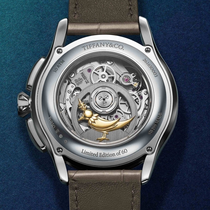 TIFFANY & Co. - ATLAS™ - 75450125 - 真正的Tiffany Blue錶盤!Tiffany Timer鉑金計時腕錶正式登場