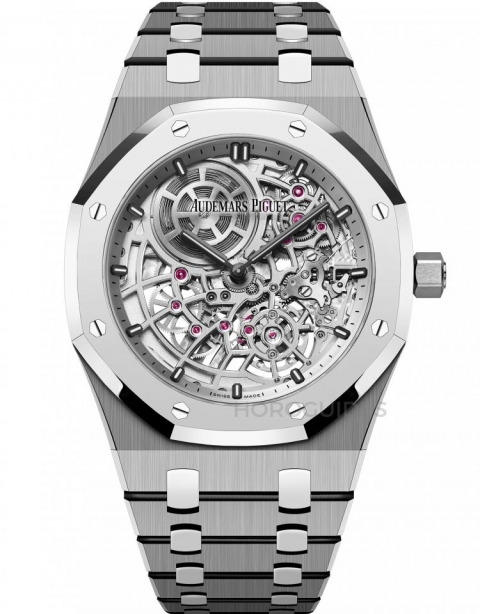 AUDEMARS PIGUET - ROYAL OAK - 15467BA.OO.1256BA.01 - AP愛彼的同色系機械美學：Royal Oak皇家橡樹熱門鏤空款式新作登場