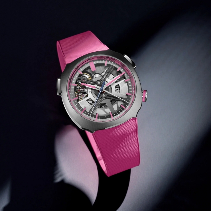 H. MOSER & CIE - STREAMLINER - 6700-1201 - 粉紅風暴來襲！亨利慕時攜手Alpine車隊推出「疾速者」粉紅特別版