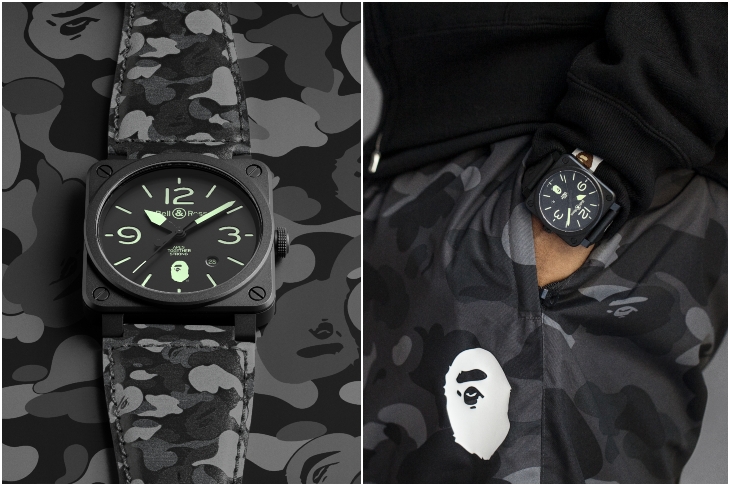 BELL & ROSS - INSTRUMENTS - BR0392-BAPE-GN-CE - 史上最迷彩的雙品牌聯名！BELL & ROSS與BAPE首度跨界合作