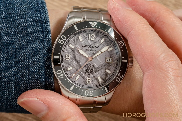 MONTBLANC - 1858 - 130793 - 直擊靈魂深處的冰裂紋！萬寶龍1858 Iced Sea運動潛水腕錶 極酷冰岩灰錶盤