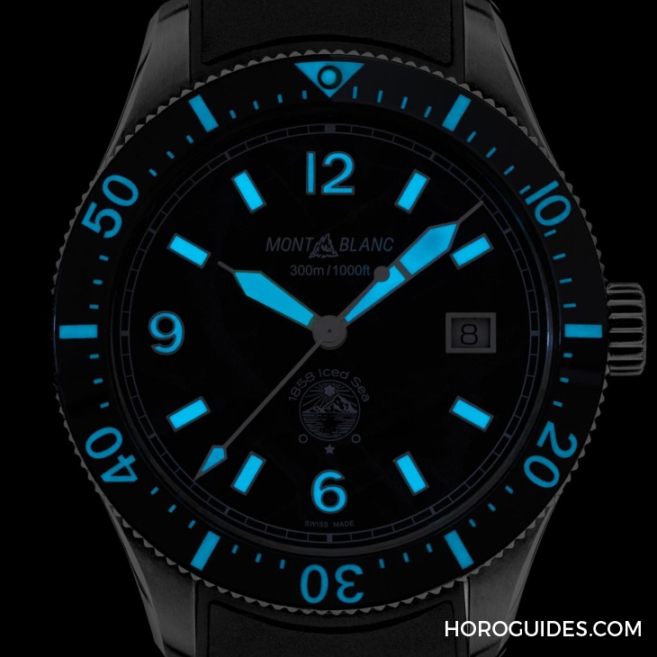 MONTBLANC - 1858 - 130793 - 直擊靈魂深處的冰裂紋！萬寶龍1858 Iced Sea運動潛水腕錶 極酷冰岩灰錶盤