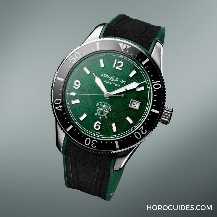 MONTBLANC - 1858 - 130793 - 直擊靈魂深處的冰裂紋！萬寶龍1858 Iced Sea運動潛水腕錶 極酷冰岩灰錶盤