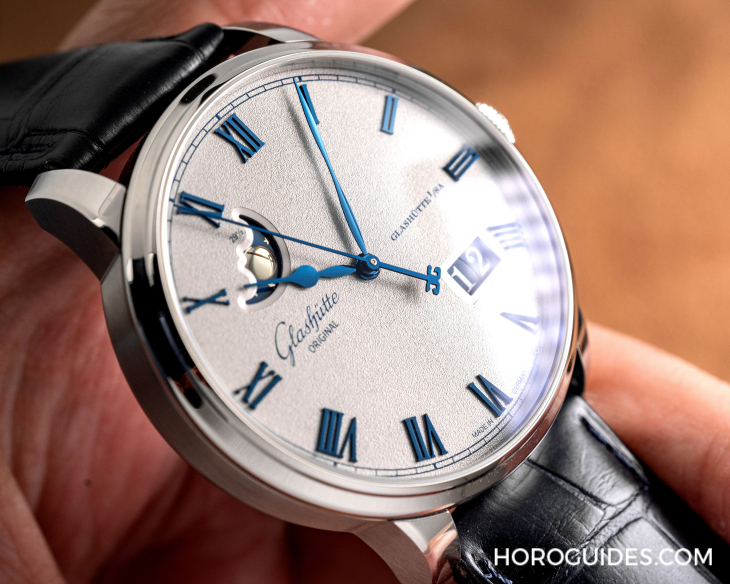 GLASHÜTTE ORIGINAL - SENATOR - 1-36-24-02-02-64 - 格拉蘇蒂原創議員卓越大日曆月相腕錶 灰色調的迷人紳士風範