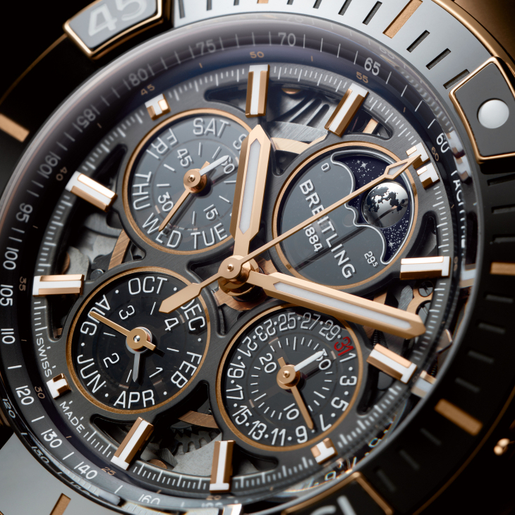 BREITLING - NAVITIMER - RB19101A1H1P1 - BREITLING 推出3款搭載全新萬年曆機芯的經典腕錶 為140週年誌慶