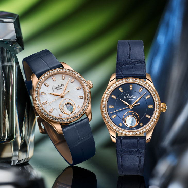 GLASHÜTTE ORIGINAL - LADIES - 1-35-14-01-06-04 - 格拉蘇蒂原創 Serenade Luna 小夜曲月相腕錶四款新作：在設計與機芯中尋找搭配的精準解答