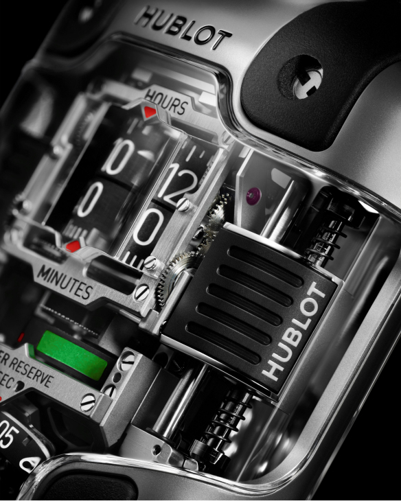 HUBLOT - MP - 910.JX.0001.RT - HUBLOT MP-10 雙垂直上鍊陀飛輪腕錶 推出全新藍寶石款及 All Black 黑陶瓷款