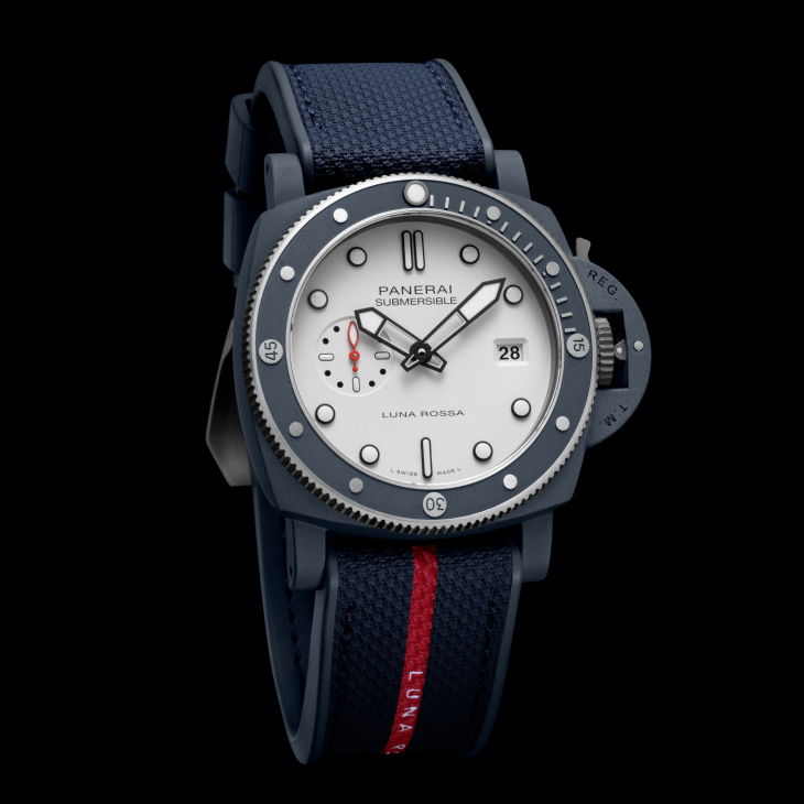 PANERAI - SUBMERSIBLE - PAM01543 - 輕量化黑科技 PANERAI Submersible QuarantaQuattro Luna Rossa Ti-Ceramitech™- PAM01543