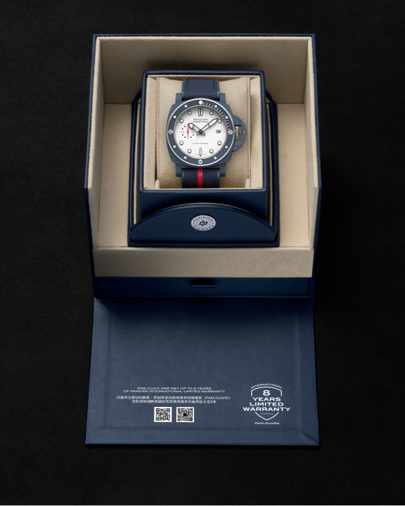 PANERAI - SUBMERSIBLE - PAM01543 - 輕量化黑科技 PANERAI Submersible QuarantaQuattro Luna Rossa Ti-Ceramitech™- PAM01543