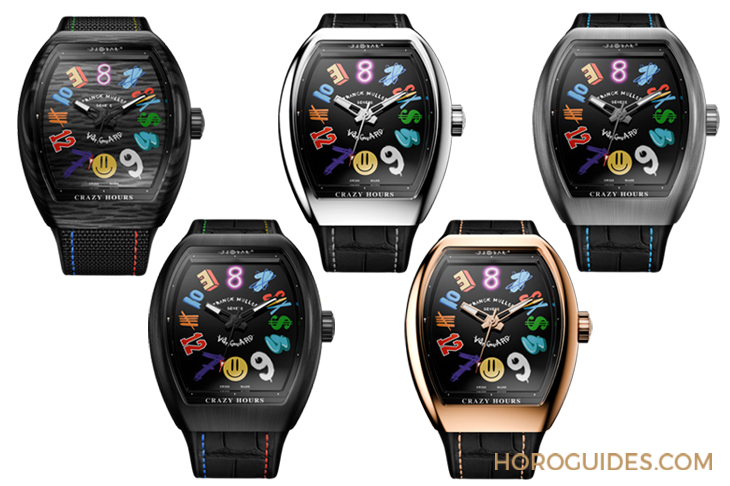 FRANCK MULLER - CRAZY HOURS - V 43 CH JSR LTD (NR) - 街頭藝術之趣！FRANCK MULLER x Jisbar推出五款限量Vanguard Crazy Hours Jisbar新錶